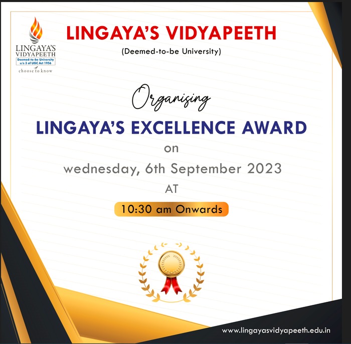 lingayas vidyapeeth event