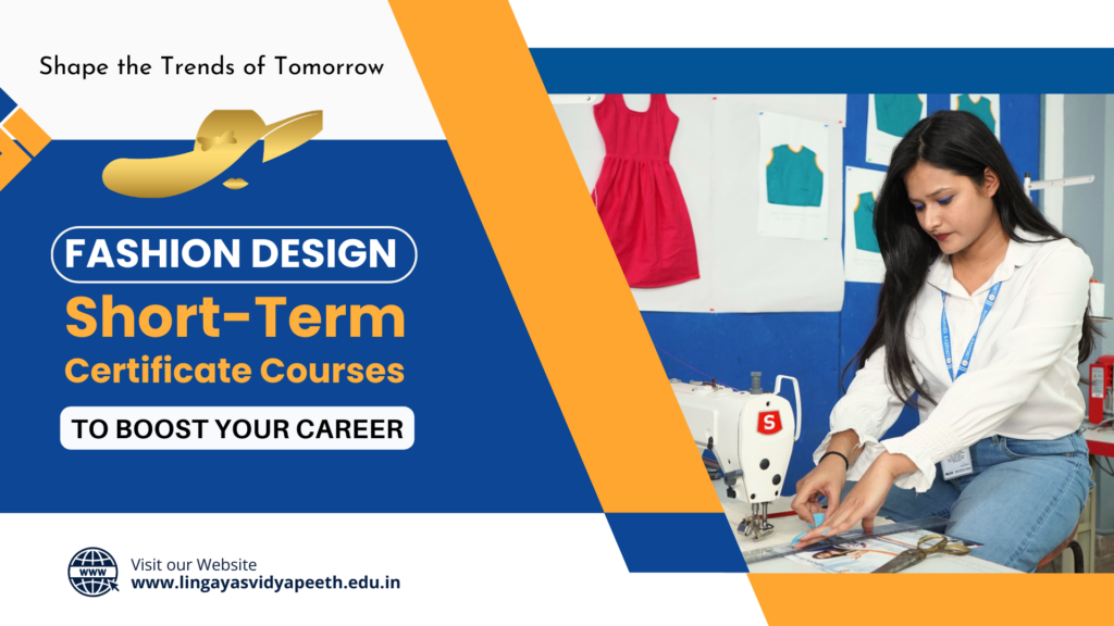 Boost career from fashion design short-term courses