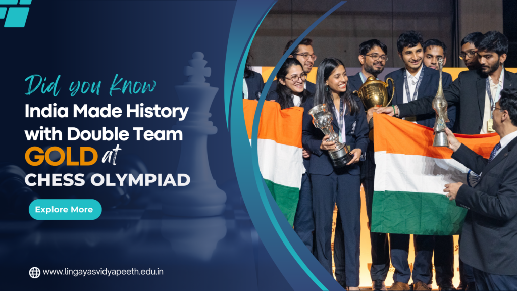 India’s Double Team Gold at Chess Olympiad