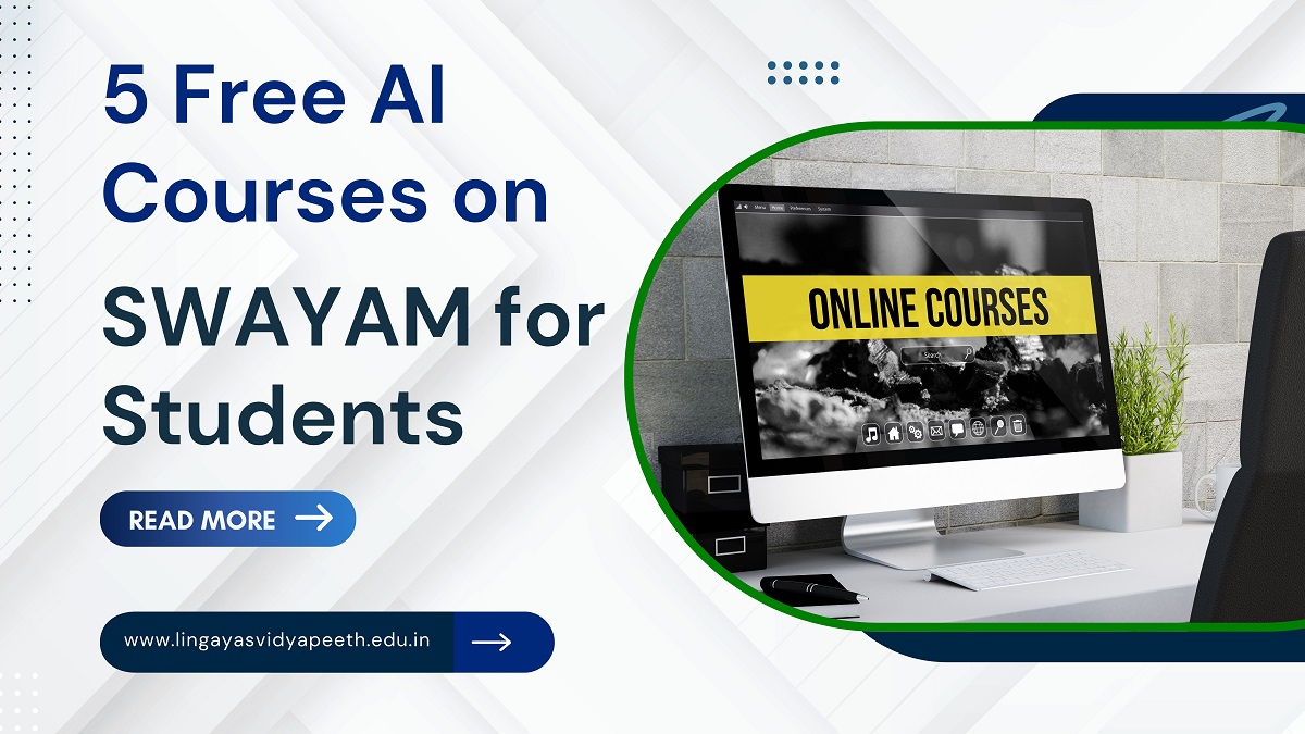 5 Free AI Courses on SWAYAM for Students