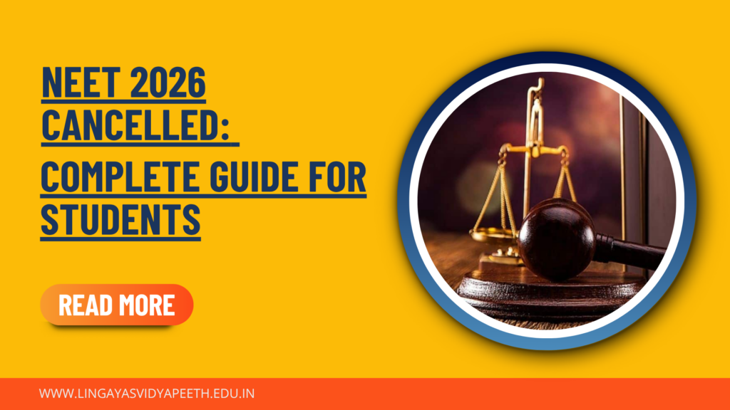 NEET 2026 Cancelled